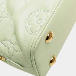 Louis Vuitton White Monogram Calfskin Bubblegram Alma BB