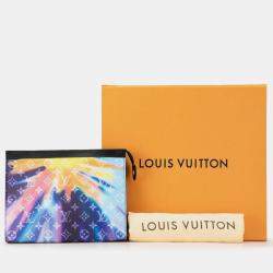 Louis Vuitton Purple Monogram Canvas Sunset Pochette Voyage MM Pouch Bag