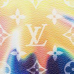 Louis Vuitton Purple Monogram Canvas Sunset Pochette Voyage MM Pouch Bag