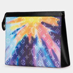 Louis Vuitton Purple Monogram Canvas Sunset Pochette Voyage MM Pouch Bag