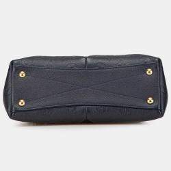 Louis Vuitton Dark Blue Monogram Empreinte Leather V BB Tote Bag