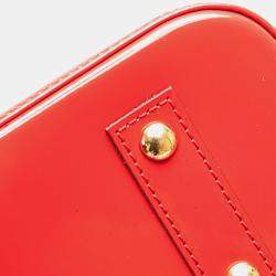 Louis Vuitton Red Monogram Vernis Leather Alma BB Shoulder Bag