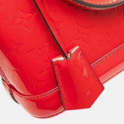 Louis Vuitton Red Monogram Vernis Leather Alma BB Shoulder Bag