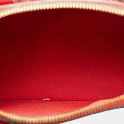 Louis Vuitton Red Monogram Vernis Leather Alma BB Shoulder Bag
