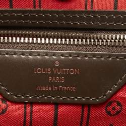 Louis Vuitton Damier Ebene Canvas Neverfull GM Bag