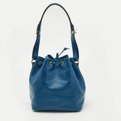 Louis Vuitton Blue Toledo Epi Leather Petit Noe Bag