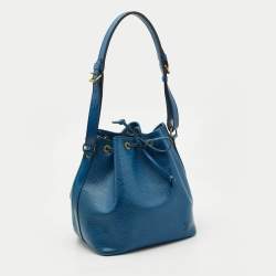 Louis Vuitton Blue Toledo Epi Leather Petit Noe Bag