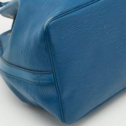Louis Vuitton Blue Toledo Epi Leather Petit Noe Bag