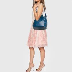 Louis Vuitton Blue Toledo Epi Leather Petit Noe Bag