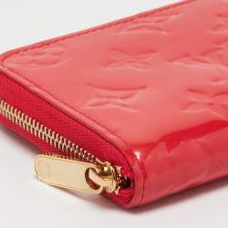Louis Vuitton Rouge Grenadine Monogram Vernis Zippy Coin Purse
