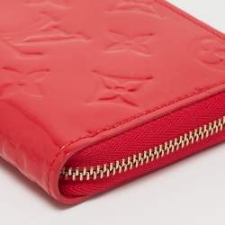 Louis Vuitton Rouge Grenadine Monogram Vernis Zippy Coin Purse