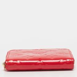 Louis Vuitton Rouge Grenadine Monogram Vernis Zippy Coin Purse