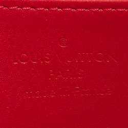 Louis Vuitton Rouge Grenadine Monogram Vernis Zippy Coin Purse