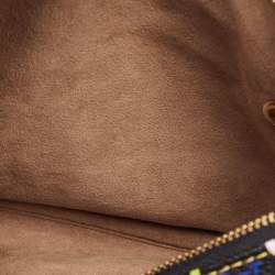 Pre Owned Louis Vuitton Black/Multicolor Canvas Plate Pochette