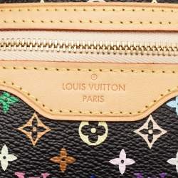 Pre Owned Louis Vuitton Black/Multicolor Canvas Plate Pochette