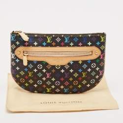 Pre Owned Louis Vuitton Black/Multicolor Canvas Plate Pochette