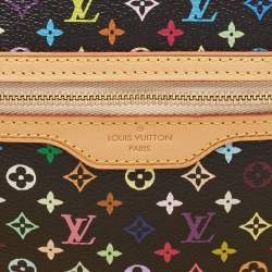 Pre Owned Louis Vuitton Black/Multicolor Canvas Plate Pochette