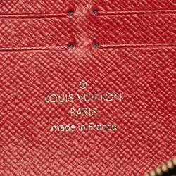 Louis Vuitton Damier Ebene Canvas Clemence Wallet