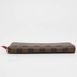 Louis Vuitton Damier Ebene Canvas Clemence Wallet