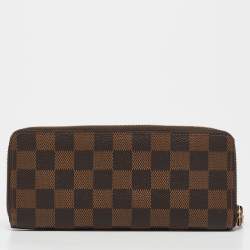 Louis Vuitton Damier Ebene Canvas Clemence Wallet