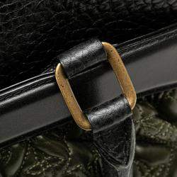Louis Vuitton Black Green Monogram Mizi Vienna Shoulder Bag