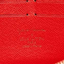 Louis Vuitton x Yayoi Kusama Red Pumpkin Dots Monogram Canvas Zippy Wallet