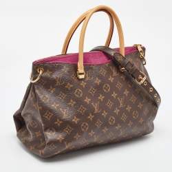 Louis Vuitton Amethyste Monogram Canvas Pallas MM Bag