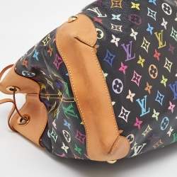 Louis Vuitton Black Multicolor Monogram Canvas Ursula Bag