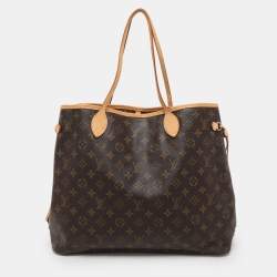 Louis Vuitton Monogram Canvas and Leather Neverfull GM Bag