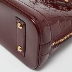 مملوكة مسبقًا Louis Vuitton Griotte Monogram Vernis Alma BB Bag