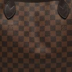 Pre Owned Louis Vuitton Damier Ebene Canvas Neverfull GM Bag