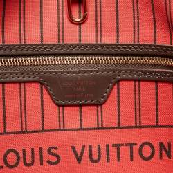 Pre Owned Louis Vuitton Damier Ebene Canvas Neverfull GM Bag