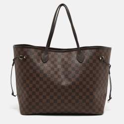 Pre Owned Louis Vuitton Damier Ebene Canvas Neverfull GM Bag