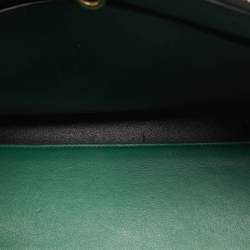 Pre Owned Louis Vuitton Green/Brown Leather City Steamer PM Bag