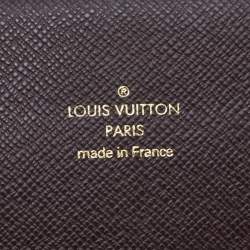 Louis Vuitton Brown Monogram Mini Lin Porte Tresor International Wallet 
