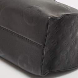 Pre Owned Louis Vuitton Black Monogram Empreinte Leather On The Go GM Bag