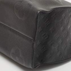 Pre Owned Louis Vuitton Black Monogram Empreinte Leather On The Go GM Bag