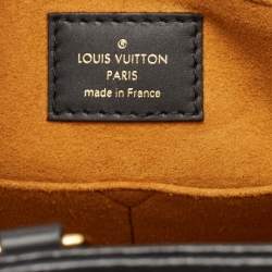 Pre Owned Louis Vuitton Black Monogram Empreinte Leather On The Go GM Bag