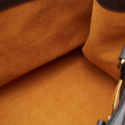 Pre Owned Louis Vuitton Black Monogram Empreinte Leather On The Go GM Bag