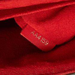 Louis Vuitton Brown Red Monogram Locky BB