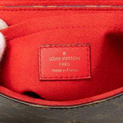 Louis Vuitton Brown Red Monogram Locky BB