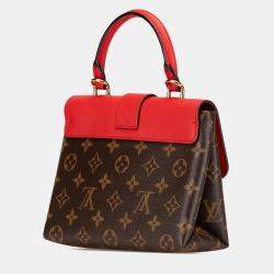Louis Vuitton Brown Red Monogram Locky BB