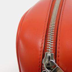 Louis Vuitton Rouge Leather Supreme Danube PM Shoulder Bag