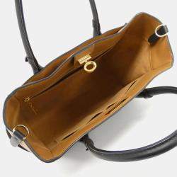 Louis Vuitton Black Monogram On My Side MM Handbag