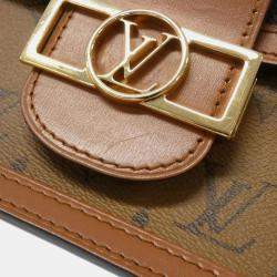 Louis Vuitton Monogram Reverse Dauphine MM Shoulder Bag
