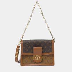 Louis Vuitton Monogram Reverse Dauphine MM Shoulder Bag