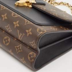 Pre Owned Louis Vuitton Black Monogram Canvas Victoire Bag
