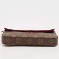 Pre Owned Louis Vuitton Monogram Canvas Felicie Pochette Bag
