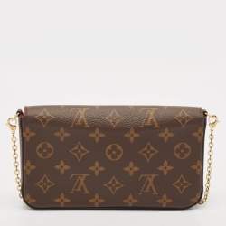 Pre Owned Louis Vuitton Monogram Canvas Felicie Pochette Bag