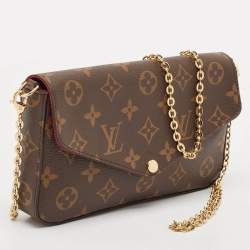 Pre Owned Louis Vuitton Monogram Canvas Felicie Pochette Bag